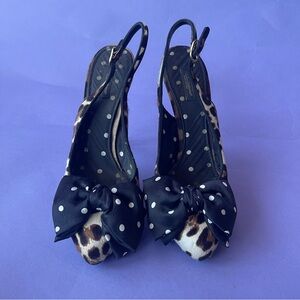 Vintage Dolce and Gabbana slingback heels.